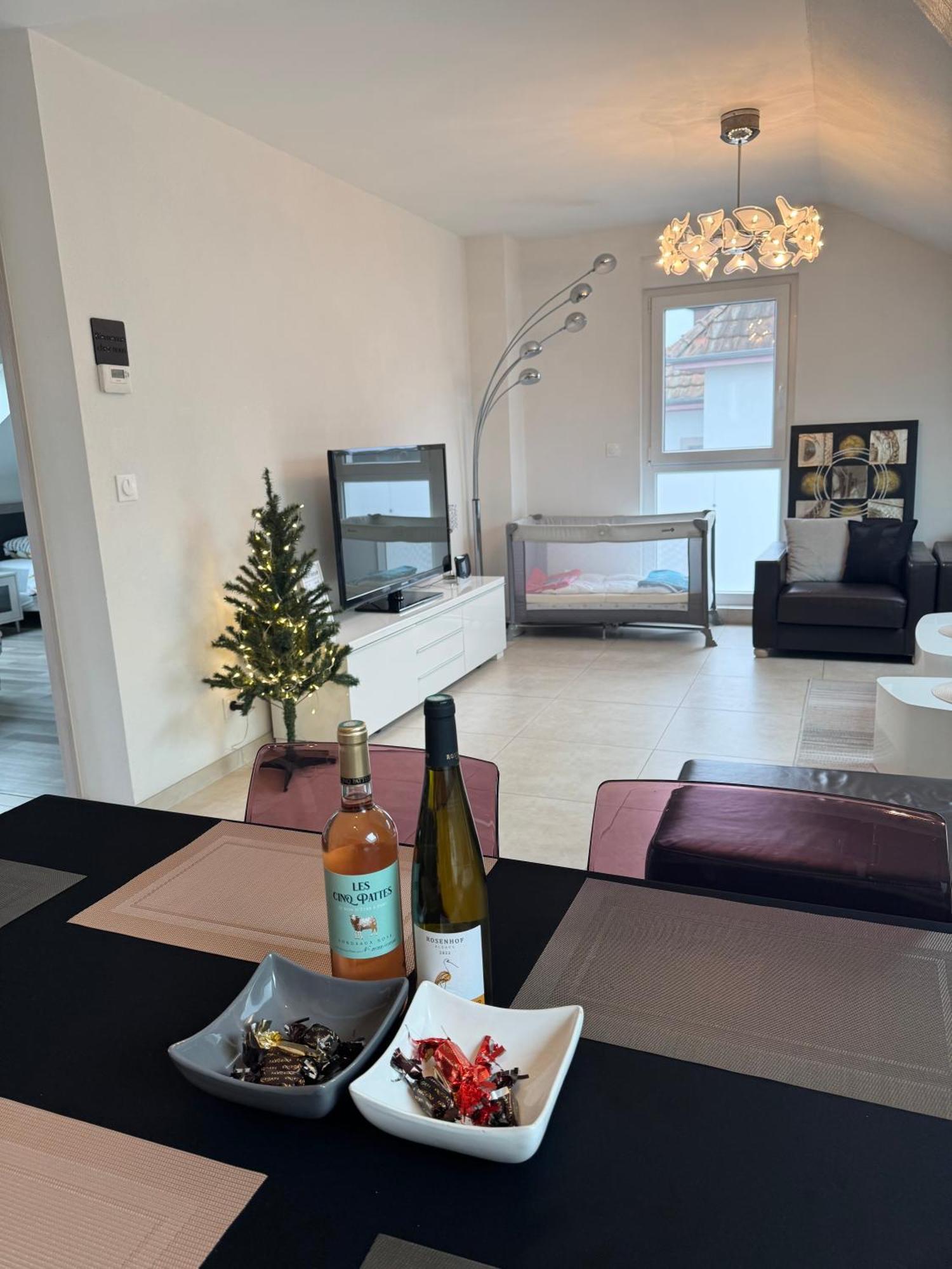 Appartement Bes,, Attique Neuf Avec Confort Wittenheim Dış mekan fotoğraf